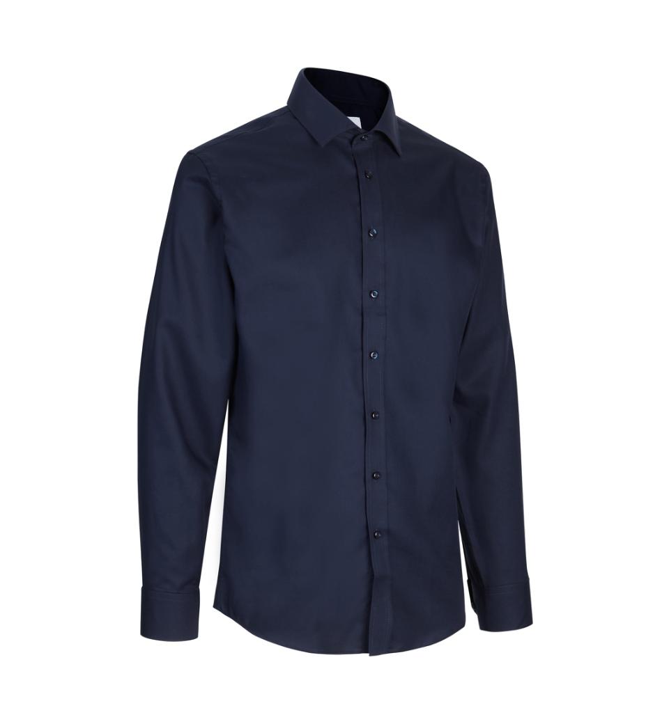 Seven Seas Skjorter ss30-navy_S - Bygholm Menswear
